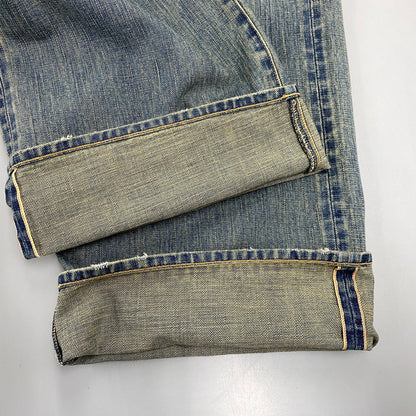 【中古品】【メンズ】 SUGARHILL シュガーヒル 25880409 DAMAGED MODERN DENIM PANTS WIDE CUT ダメージ モダン デニム パンツ ワイドカット ボトムス 151-260901-kh-07-izu サイズ：30 カラー：インディゴ系 万代Net店