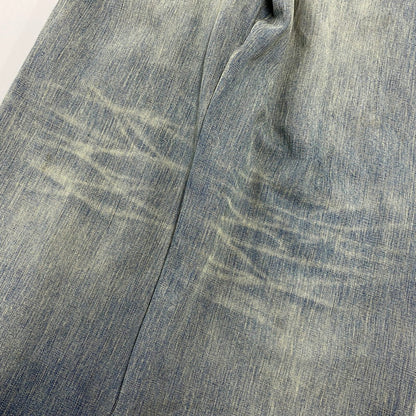 【中古品】【メンズ】 SUGARHILL シュガーヒル 25880409 DAMAGED MODERN DENIM PANTS WIDE CUT ダメージ モダン デニム パンツ ワイドカット ボトムス 151-260901-kh-07-izu サイズ：30 カラー：インディゴ系 万代Net店