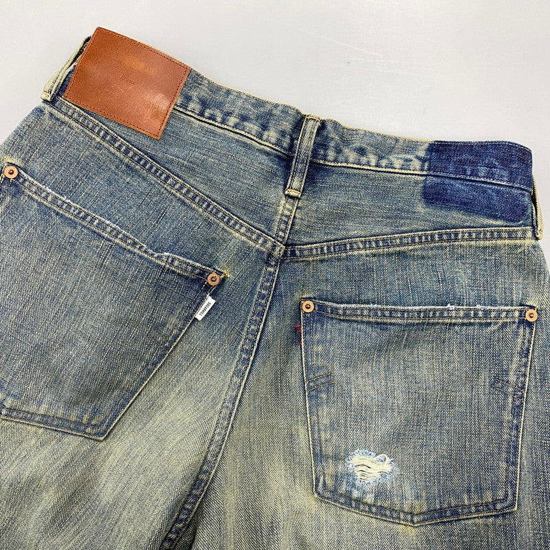 【中古品】【メンズ】 SUGARHILL シュガーヒル 25880409 DAMAGED MODERN DENIM PANTS WIDE CUT ダメージ モダン デニム パンツ ワイドカット ボトムス 151-260901-kh-07-izu サイズ：30 カラー：インディゴ系 万代Net店