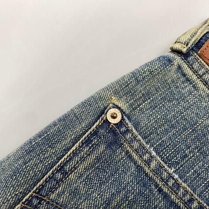 【中古品】【メンズ】 SUGARHILL シュガーヒル 25880409 DAMAGED MODERN DENIM PANTS WIDE CUT ダメージ モダン デニム パンツ ワイドカット ボトムス 151-260901-kh-07-izu サイズ：30 カラー：インディゴ系 万代Net店