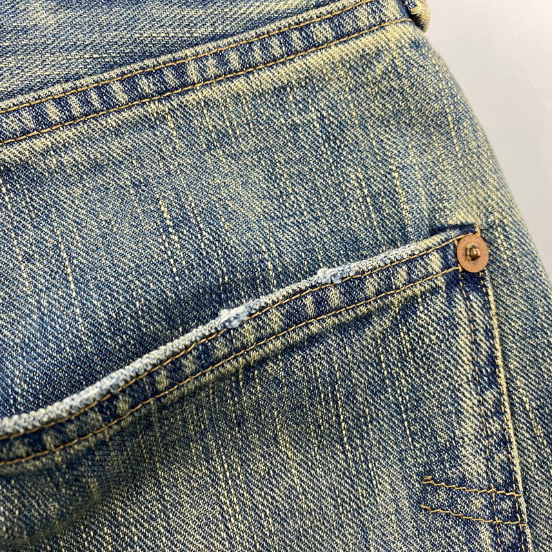 【中古品】【メンズ】 SUGARHILL シュガーヒル 25880409 DAMAGED MODERN DENIM PANTS WIDE CUT ダメージ モダン デニム パンツ ワイドカット ボトムス 151-260901-kh-07-izu サイズ：30 カラー：インディゴ系 万代Net店