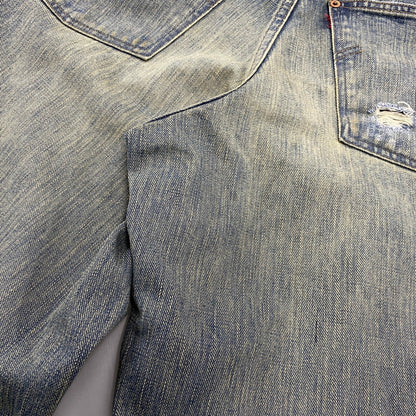 【中古品】【メンズ】 SUGARHILL シュガーヒル 25880409 DAMAGED MODERN DENIM PANTS WIDE CUT ダメージ モダン デニム パンツ ワイドカット ボトムス 151-260901-kh-07-izu サイズ：30 カラー：インディゴ系 万代Net店