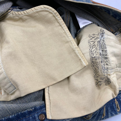【中古品】【メンズ】 SUGARHILL シュガーヒル 25880409 DAMAGED MODERN DENIM PANTS WIDE CUT ダメージ モダン デニム パンツ ワイドカット ボトムス 151-260901-kh-07-izu サイズ：30 カラー：インディゴ系 万代Net店
