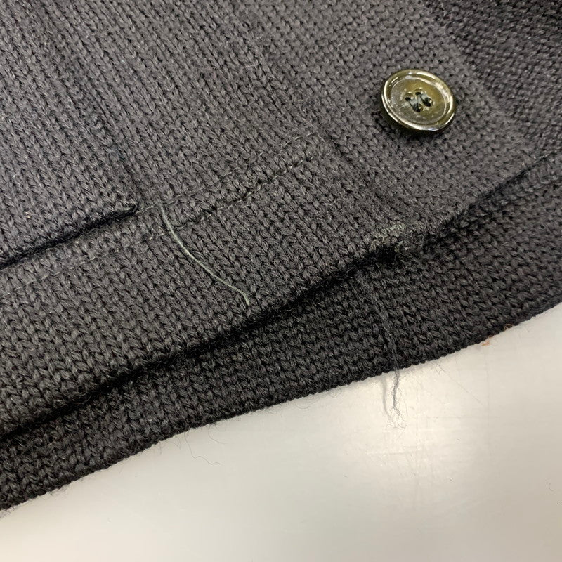 【中古品】【メンズ】 IMPERIAL インペリアル 50-70S "M" WOOL CARDIGAN ウール カーディガン トップス 長袖 146-260903-ya-05-izu サイズ：40 カラー：ブラック 万代Net店