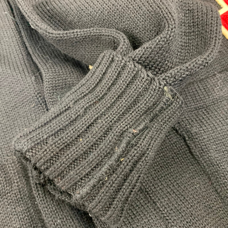 【中古品】【メンズ】 IMPERIAL インペリアル 50-70S "M" WOOL CARDIGAN ウール カーディガン トップス 長袖 146-260903-ya-05-izu サイズ：40 カラー：ブラック 万代Net店