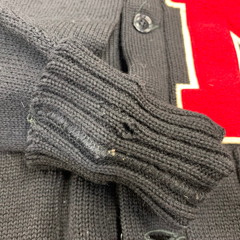 【中古品】【メンズ】 IMPERIAL インペリアル 50-70S "M" WOOL CARDIGAN ウール カーディガン トップス 長袖 146-260903-ya-05-izu サイズ：40 カラー：ブラック 万代Net店