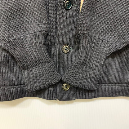 【中古品】【メンズ】 IMPERIAL インペリアル 50-70S "M" WOOL CARDIGAN ウール カーディガン トップス 長袖 146-260903-ya-05-izu サイズ：40 カラー：ブラック 万代Net店