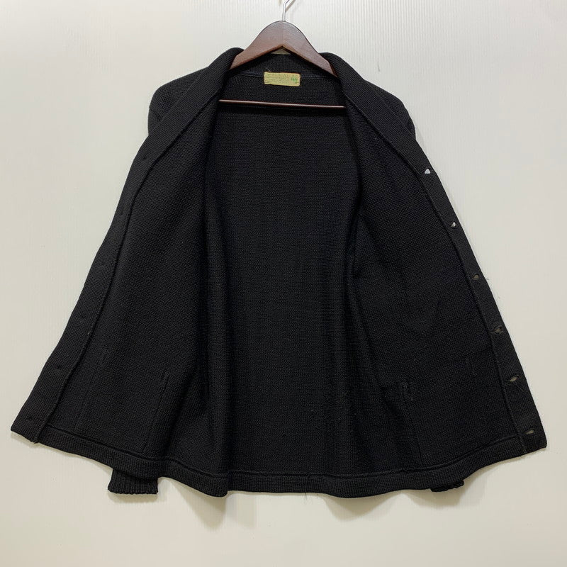 【中古品】【メンズ】 IMPERIAL インペリアル 50-70S "M" WOOL CARDIGAN ウール カーディガン トップス 長袖 146-260903-ya-05-izu サイズ：40 カラー：ブラック 万代Net店