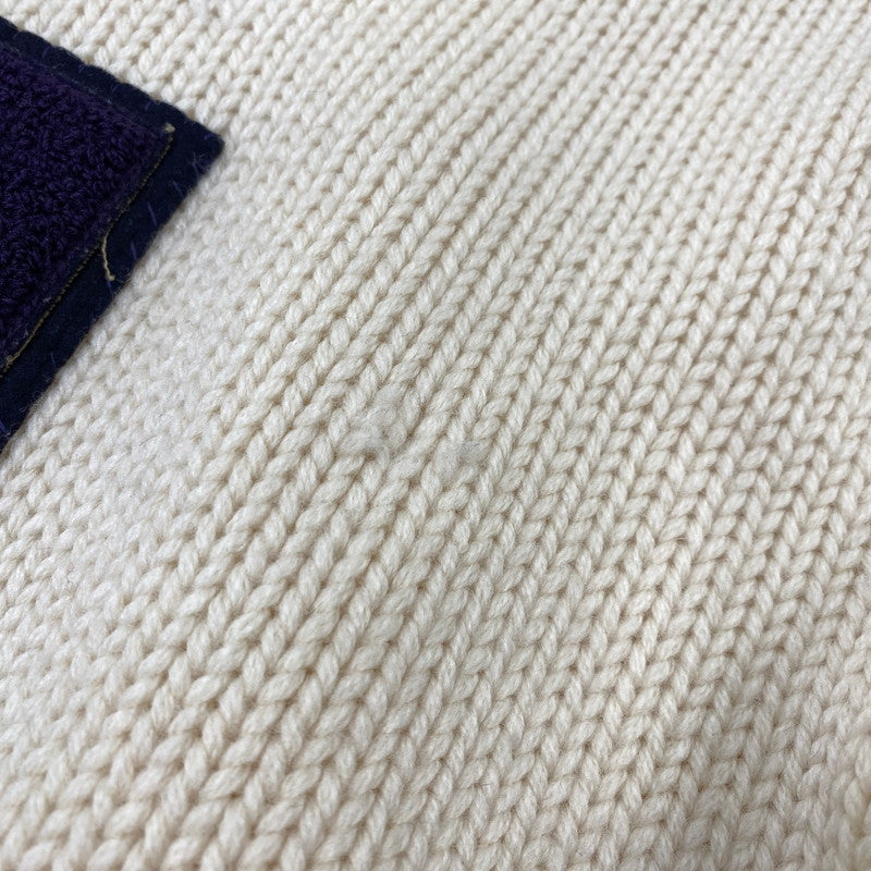 【中古品】【メンズ】 LOWE ＆ CAMPBELL ATHLETIC GOODS ロウ アンド キャンベル アスレチック グッズ S WOOLKNIT SWEATER ウール ニット セーター トップス 146-260902-kh-03-izu サイズ：40 カラー：アイボリー 万代Net店