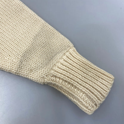 【中古品】【メンズ】 LOWE ＆ CAMPBELL ATHLETIC GOODS ロウ アンド キャンベル アスレチック グッズ S WOOLKNIT SWEATER ウール ニット セーター トップス 146-260902-kh-03-izu サイズ：40 カラー：アイボリー 万代Net店