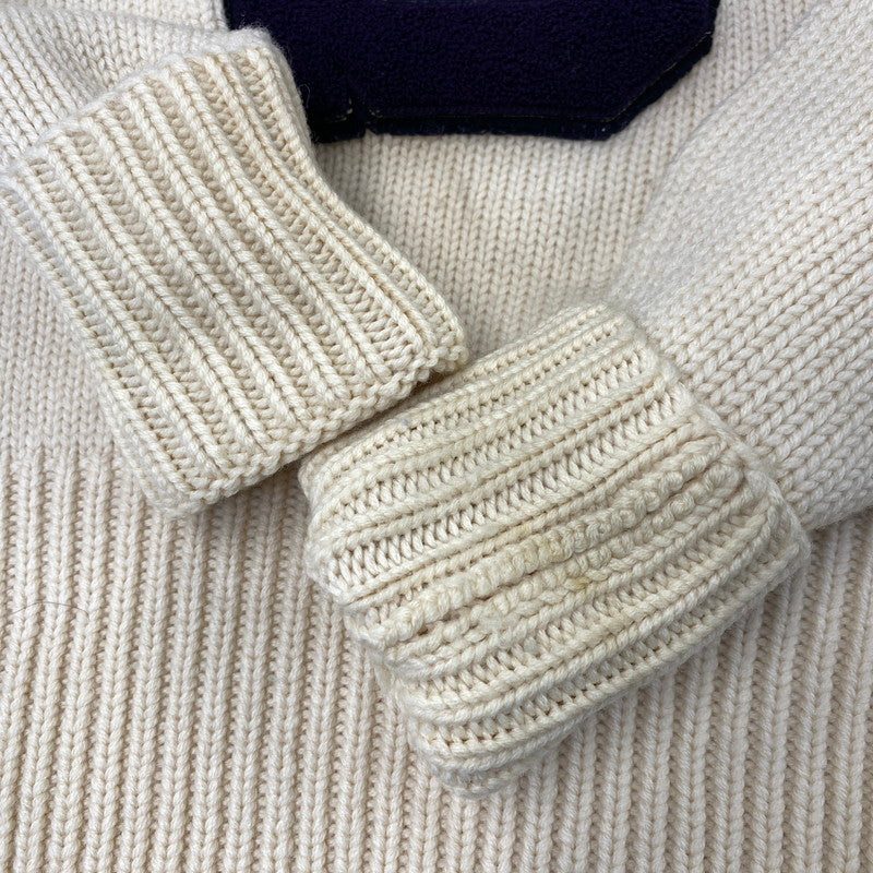 【中古品】【メンズ】 LOWE ＆ CAMPBELL ATHLETIC GOODS ロウ アンド キャンベル アスレチック グッズ S WOOLKNIT SWEATER ウール ニット セーター トップス 146-260902-kh-03-izu サイズ：40 カラー：アイボリー 万代Net店