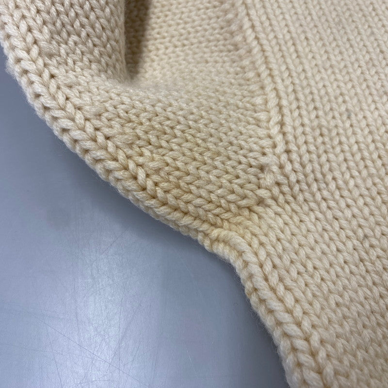 【中古品】【メンズ】 LOWE ＆ CAMPBELL ATHLETIC GOODS ロウ アンド キャンベル アスレチック グッズ S WOOLKNIT SWEATER ウール ニット セーター トップス 146-260902-kh-03-izu サイズ：40 カラー：アイボリー 万代Net店