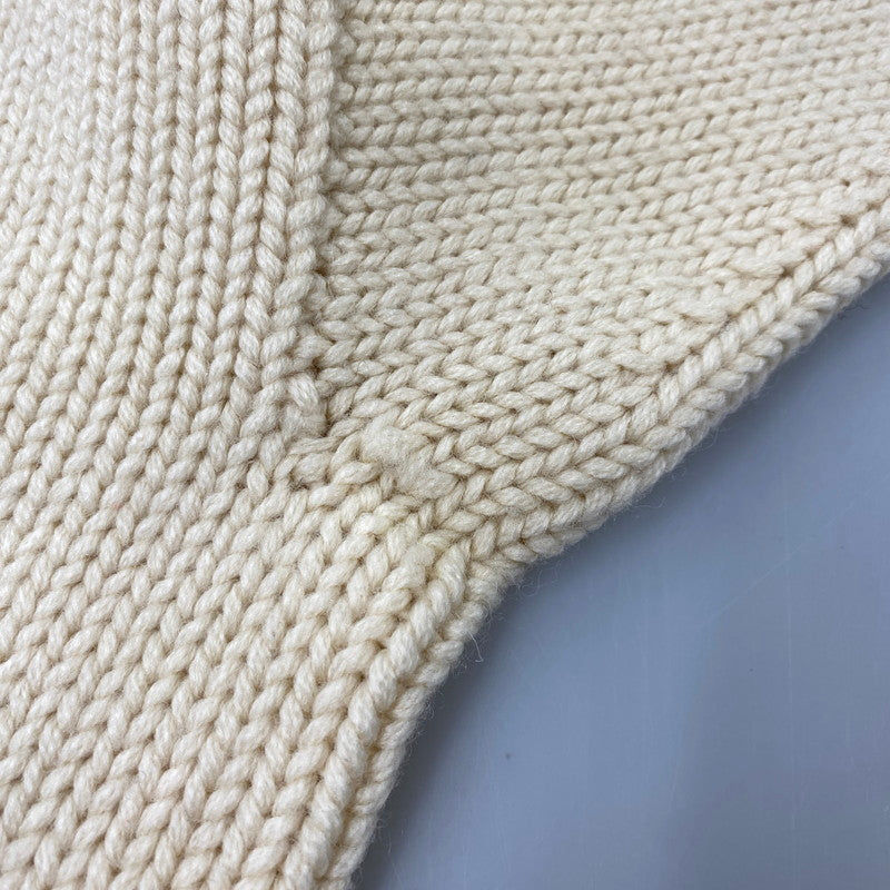 【中古品】【メンズ】 LOWE ＆ CAMPBELL ATHLETIC GOODS ロウ アンド キャンベル アスレチック グッズ S WOOLKNIT SWEATER ウール ニット セーター トップス 146-260902-kh-03-izu サイズ：40 カラー：アイボリー 万代Net店