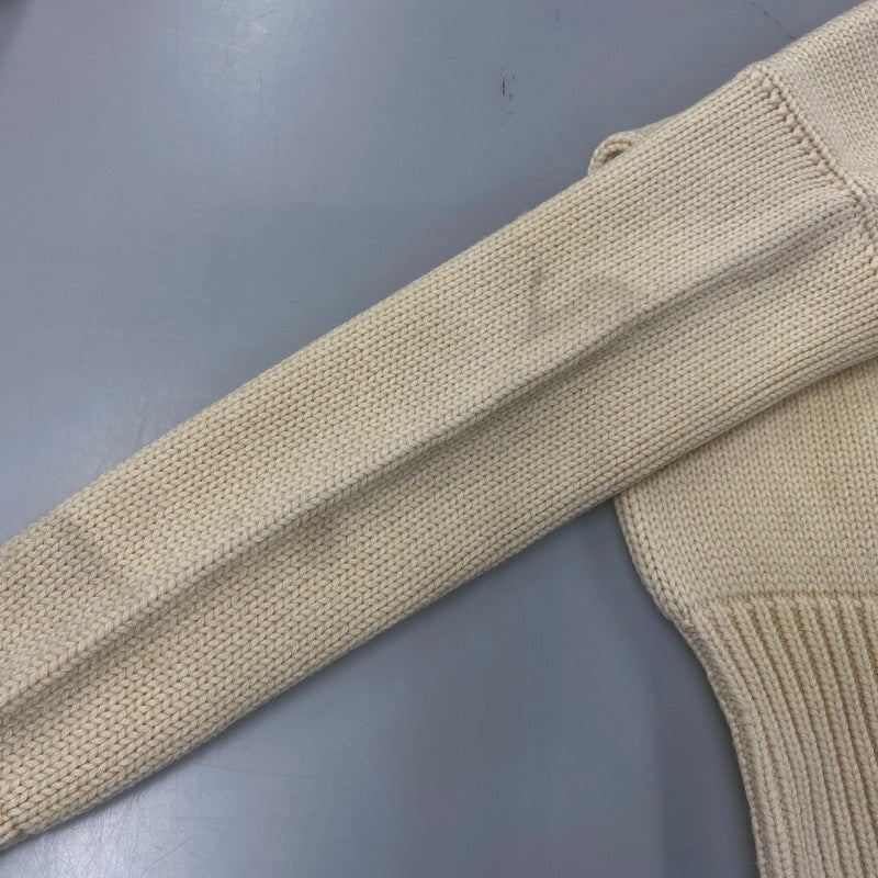 【中古品】【メンズ】 LOWE ＆ CAMPBELL ATHLETIC GOODS ロウ アンド キャンベル アスレチック グッズ S WOOLKNIT SWEATER ウール ニット セーター トップス 146-260902-kh-03-izu サイズ：40 カラー：アイボリー 万代Net店