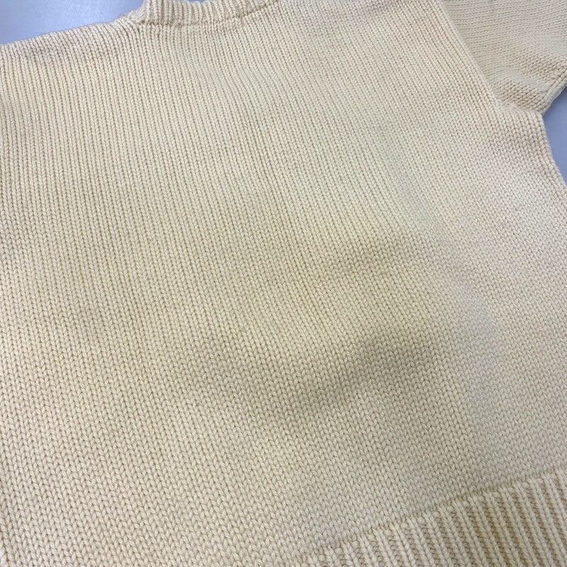 【中古品】【メンズ】 LOWE ＆ CAMPBELL ATHLETIC GOODS ロウ アンド キャンベル アスレチック グッズ S WOOLKNIT SWEATER ウール ニット セーター トップス 146-260902-kh-03-izu サイズ：40 カラー：アイボリー 万代Net店