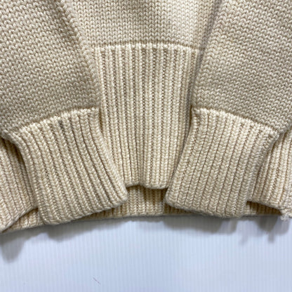 【中古品】【メンズ】 LOWE ＆ CAMPBELL ATHLETIC GOODS ロウ アンド キャンベル アスレチック グッズ S WOOLKNIT SWEATER ウール ニット セーター トップス 146-260902-kh-03-izu サイズ：40 カラー：アイボリー 万代Net店