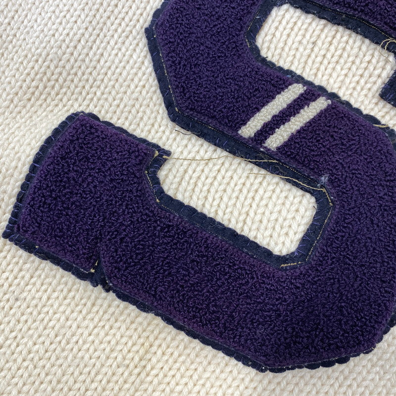 【中古品】【メンズ】 LOWE ＆ CAMPBELL ATHLETIC GOODS ロウ アンド キャンベル アスレチック グッズ S WOOLKNIT SWEATER ウール ニット セーター トップス 146-260902-kh-03-izu サイズ：40 カラー：アイボリー 万代Net店