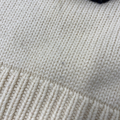 【中古品】【メンズ】 LOWE ＆ CAMPBELL ATHLETIC GOODS ロウ アンド キャンベル アスレチック グッズ S WOOLKNIT SWEATER ウール ニット セーター トップス 146-260902-kh-03-izu サイズ：40 カラー：アイボリー 万代Net店