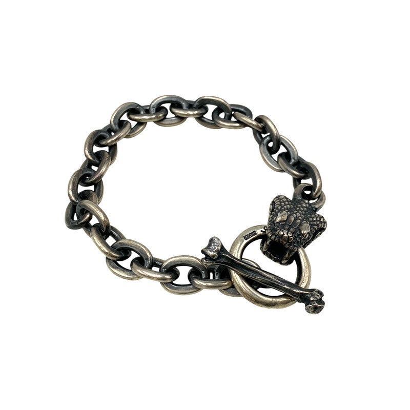 【中古品】【メンズ】 MAD CULT マッドカルト SILVER MURDER SNAKE BITING BRACELET ブレスレット アクセサリー 192-260903-as-02-izu カラー：シルバー 万代Net店