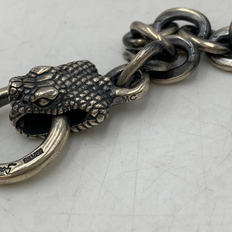 【中古品】【メンズ】 MAD CULT マッドカルト SILVER MURDER SNAKE BITING BRACELET ブレスレット アクセサリー 192-260903-as-02-izu カラー：シルバー 万代Net店