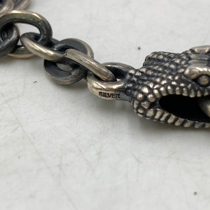 【中古品】【メンズ】 MAD CULT マッドカルト SILVER MURDER SNAKE BITING BRACELET ブレスレット アクセサリー 192-260903-as-02-izu カラー：シルバー 万代Net店
