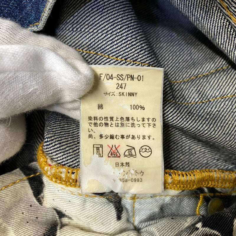 【現状渡し品】【メンズ】 FAT エフエーティー LOT247 DENIM PANTS デニム パンツ ボトムス ズボン 153-260910-cs-06-izu サイズ：SKINNY カラー：インディゴ 万代Net店