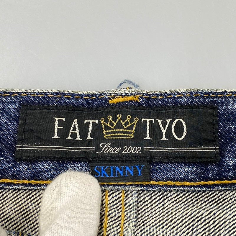【現状渡し品】【メンズ】 FAT エフエーティー LOT247 DENIM PANTS デニム パンツ ボトムス ズボン 153-260910-cs-06-izu サイズ：SKINNY カラー：インディゴ 万代Net店