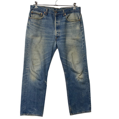 【現状渡し品】【メンズ】 LEVI'S リーバイス 501-0000 刻印653 USA製 501 XX DENIM PANTS デニム パンツ ボトムス 157-260901-kh-04-izu サイズ：38×30 カラー：ライトインディゴ 万代Net店