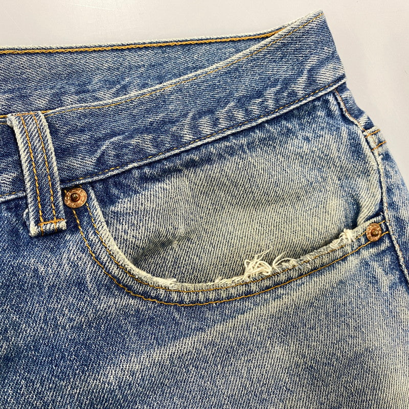 【現状渡し品】【メンズ】 LEVI'S リーバイス 501-0000 刻印653 USA製 501 XX DENIM PANTS デニム パンツ ボトムス 157-260901-kh-04-izu サイズ：38×30 カラー：ライトインディゴ 万代Net店