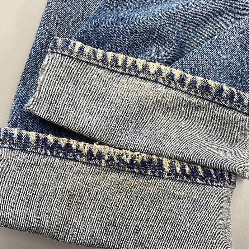 【現状渡し品】【メンズ】 LEVI'S リーバイス 501-0000 刻印653 USA製 501 XX DENIM PANTS デニム パンツ ボトムス 157-260901-kh-04-izu サイズ：38×30 カラー：ライトインディゴ 万代Net店