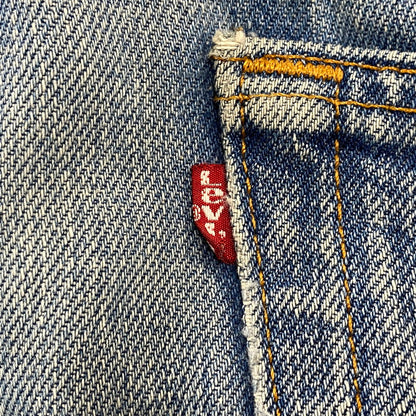 【現状渡し品】【メンズ】 LEVI'S リーバイス 501-0000 刻印653 USA製 501 XX DENIM PANTS デニム パンツ ボトムス 157-260901-kh-04-izu サイズ：38×30 カラー：ライトインディゴ 万代Net店
