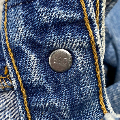 【現状渡し品】【メンズ】 LEVI'S リーバイス 501-0000 刻印653 USA製 501 XX DENIM PANTS デニム パンツ ボトムス 157-260901-kh-04-izu サイズ：38×30 カラー：ライトインディゴ 万代Net店