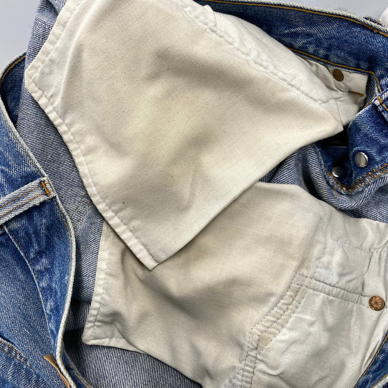 【現状渡し品】【メンズ】 LEVI'S リーバイス 501-0000 刻印653 USA製 501 XX DENIM PANTS デニム パンツ ボトムス 157-260901-kh-04-izu サイズ：38×30 カラー：ライトインディゴ 万代Net店