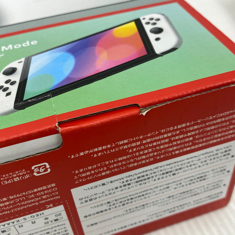 【中古美品】 【ゲーム】Nintendo Switch (有機ELモデル) Joy-Con(L)/(R) ホワイト HEG-S-KAAAA(JPN) 任天堂 ニンテンドースイッチ 本体 034-260905-cs-20-izu 万代Net店