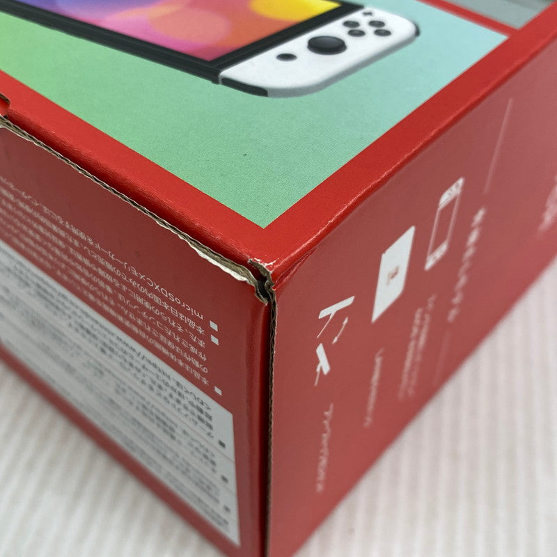 【中古美品】 【ゲーム】Nintendo Switch (有機ELモデル) Joy-Con(L)/(R) ホワイト HEG-S-KAAAA(JPN) 任天堂 ニンテンドースイッチ 本体 034-260905-cs-20-izu 万代Net店