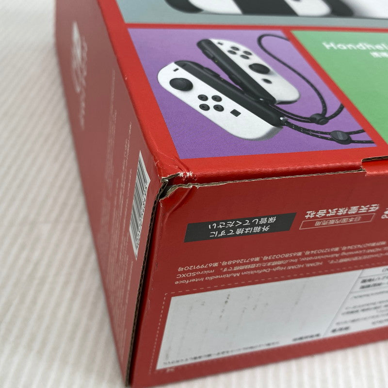【中古美品】 【ゲーム】Nintendo Switch (有機ELモデル) Joy-Con(L)/(R) ホワイト HEG-S-KAAAA(JPN) 任天堂 ニンテンドースイッチ 本体 034-260905-cs-20-izu 万代Net店