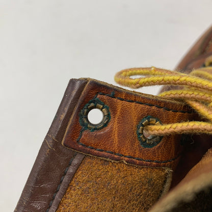 【現状渡し品】【メンズ】 RED WING レッドウィング 6-INCH CLASSIC MOC 875 6インチ クラシックモック USA製 刺繍羽タグ ブーツ 靴 164-260903-as-01-izu サイズ：7 1/2 カラー：ブラウン 万代Net店