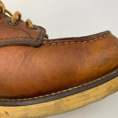 【現状渡し品】【メンズ】 RED WING レッドウィング 6-INCH CLASSIC MOC 875 6インチ クラシックモック USA製 刺繍羽タグ ブーツ 靴 164-260903-as-01-izu サイズ：7 1/2 カラー：ブラウン 万代Net店