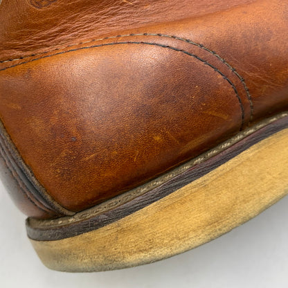 【現状渡し品】【メンズ】 RED WING レッドウィング 6-INCH CLASSIC MOC 875 6インチ クラシックモック USA製 刺繍羽タグ ブーツ 靴 164-260903-as-01-izu サイズ：7 1/2 カラー：ブラウン 万代Net店