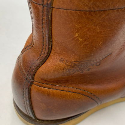 【現状渡し品】【メンズ】 RED WING レッドウィング 6-INCH CLASSIC MOC 875 6インチ クラシックモック USA製 刺繍羽タグ ブーツ 靴 164-260903-as-01-izu サイズ：7 1/2 カラー：ブラウン 万代Net店