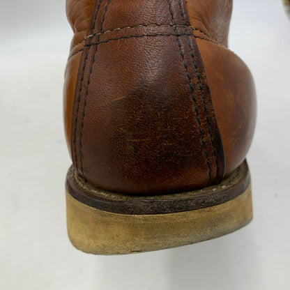 【現状渡し品】【メンズ】 RED WING レッドウィング 6-INCH CLASSIC MOC 875 6インチ クラシックモック USA製 刺繍羽タグ ブーツ 靴 164-260903-as-01-izu サイズ：7 1/2 カラー：ブラウン 万代Net店