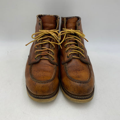 【現状渡し品】【メンズ】 RED WING レッドウィング 6-INCH CLASSIC MOC 875 6インチ クラシックモック USA製 刺繍羽タグ ブーツ 靴 164-260903-as-01-izu サイズ：7 1/2 カラー：ブラウン 万代Net店