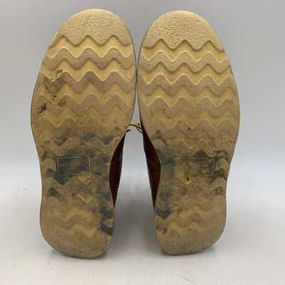 【現状渡し品】【メンズ】 RED WING レッドウィング 6-INCH CLASSIC MOC 875 6インチ クラシックモック USA製 刺繍羽タグ ブーツ 靴 164-260903-as-01-izu サイズ：7 1/2 カラー：ブラウン 万代Net店