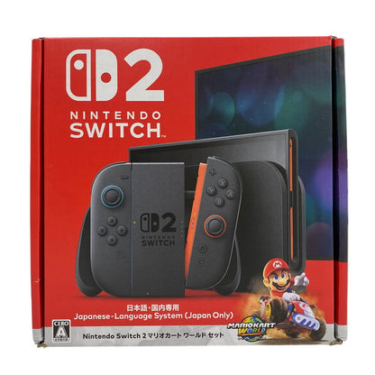 【中古美品】 【未使用】【ゲーム】Nintendo Switch 2 マリオカートワールドセット (日本語・国内専用) BEE-S-KB6PA(JPN) 任天堂 ニンテンドースイッチ2 本体 035-260926-kh-01-izu 万代Net店