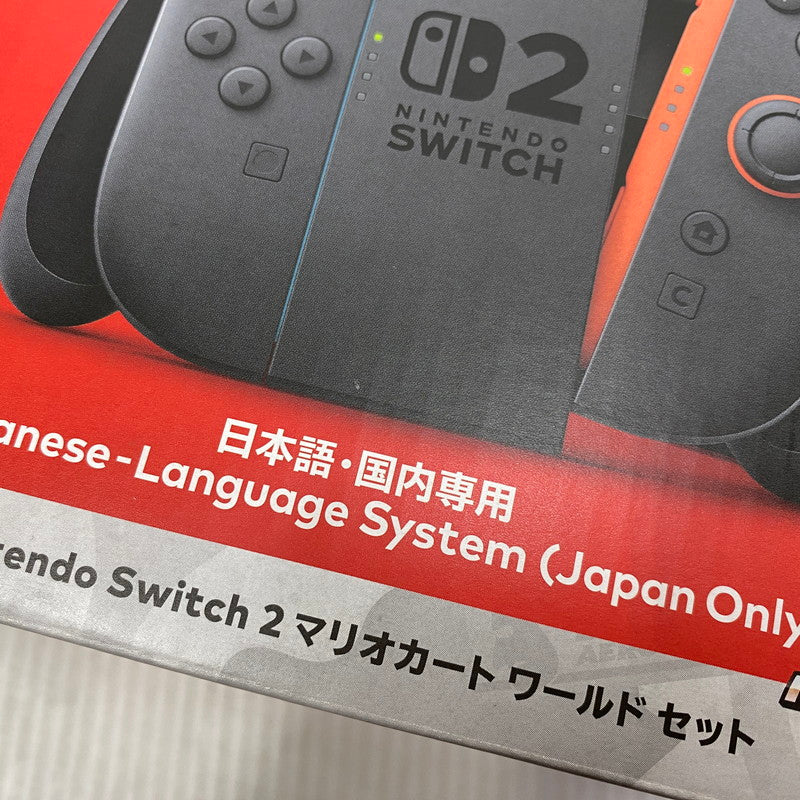 【中古美品】 【未使用】【ゲーム】Nintendo Switch 2 マリオカートワールドセット (日本語・国内専用) BEE-S-KB6PA(JPN) 任天堂 ニンテンドースイッチ2 本体 035-260926-kh-01-izu 万代Net店