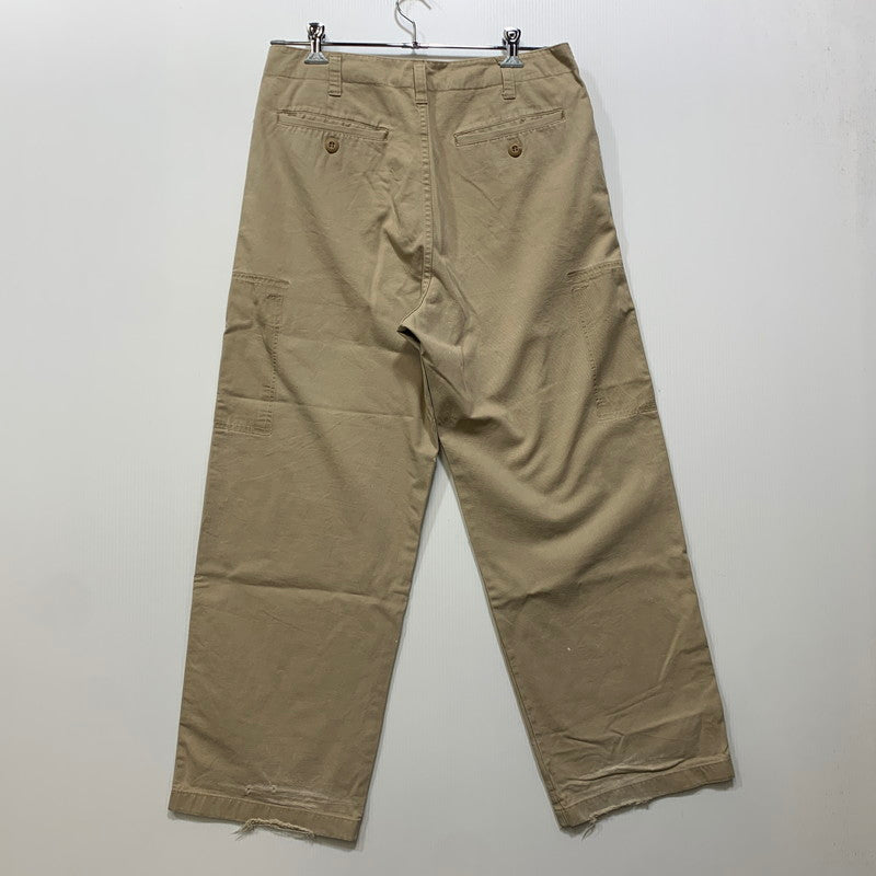 【現状渡し品】【メンズ】 USED CHINO TROUSERS PANTS チノ トラウザーズ パンツ ボトムス 157-260912-kh-14-izu カラー：ベージュ 万代Net店