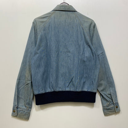 【中古品】【メンズ】 LEE SET リーセット USA製 TALON ZIP 70-80S RIB ZIP UP DENIM JACKET リブ ジップアップ デニム ジャケット アウター 146-260916-yn-14-izu サイズ：不明 カラー：ライトインディゴ 万代Net店