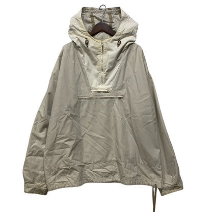 【現状渡し品】【メンズ】 J.CREW ALWAYS ジェイクルー オールウェイズ 19SS COTTON ANORAK PARKA コットン アノラック パーカー アウター 146-260914-cs-21-izu サイズ：XL カラー：アイボリー 万代Net店