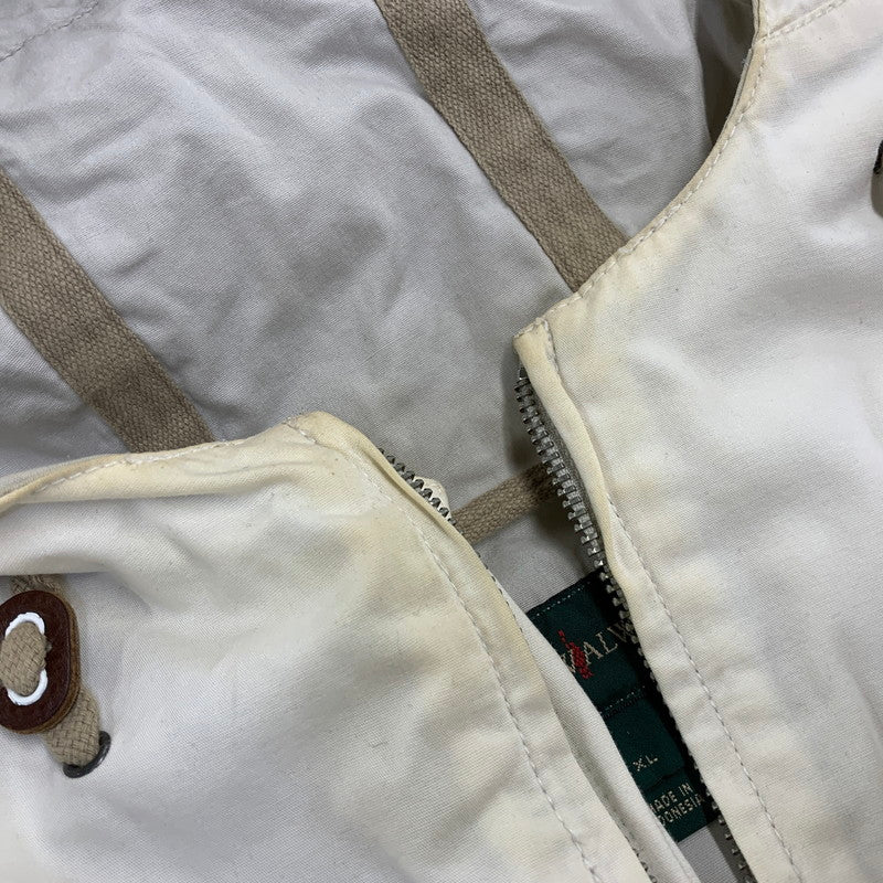 【現状渡し品】【メンズ】 J.CREW ALWAYS ジェイクルー オールウェイズ 19SS COTTON ANORAK PARKA コットン アノラック パーカー アウター 146-260914-cs-21-izu サイズ：XL カラー：アイボリー 万代Net店
