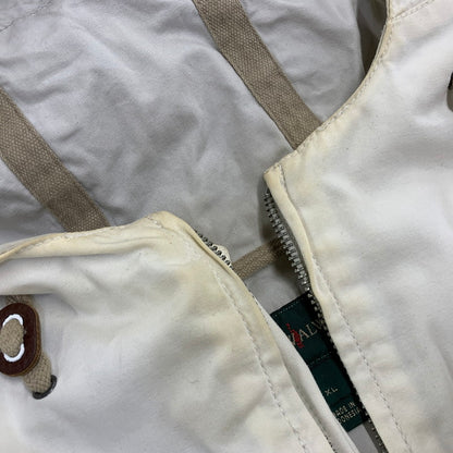 【現状渡し品】【メンズ】 J.CREW ALWAYS ジェイクルー オールウェイズ 19SS COTTON ANORAK PARKA コットン アノラック パーカー アウター 146-260914-cs-21-izu サイズ：XL カラー：アイボリー 万代Net店